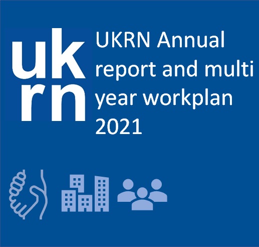 image, UKRN annual report and multi year workplan 2021